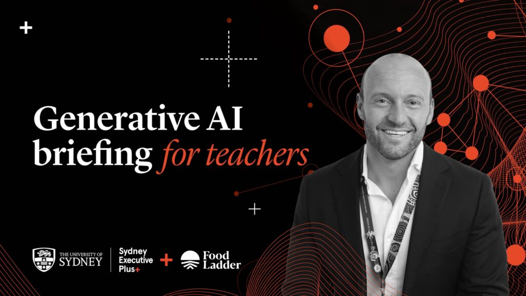 Generative AI briefing for teachers.